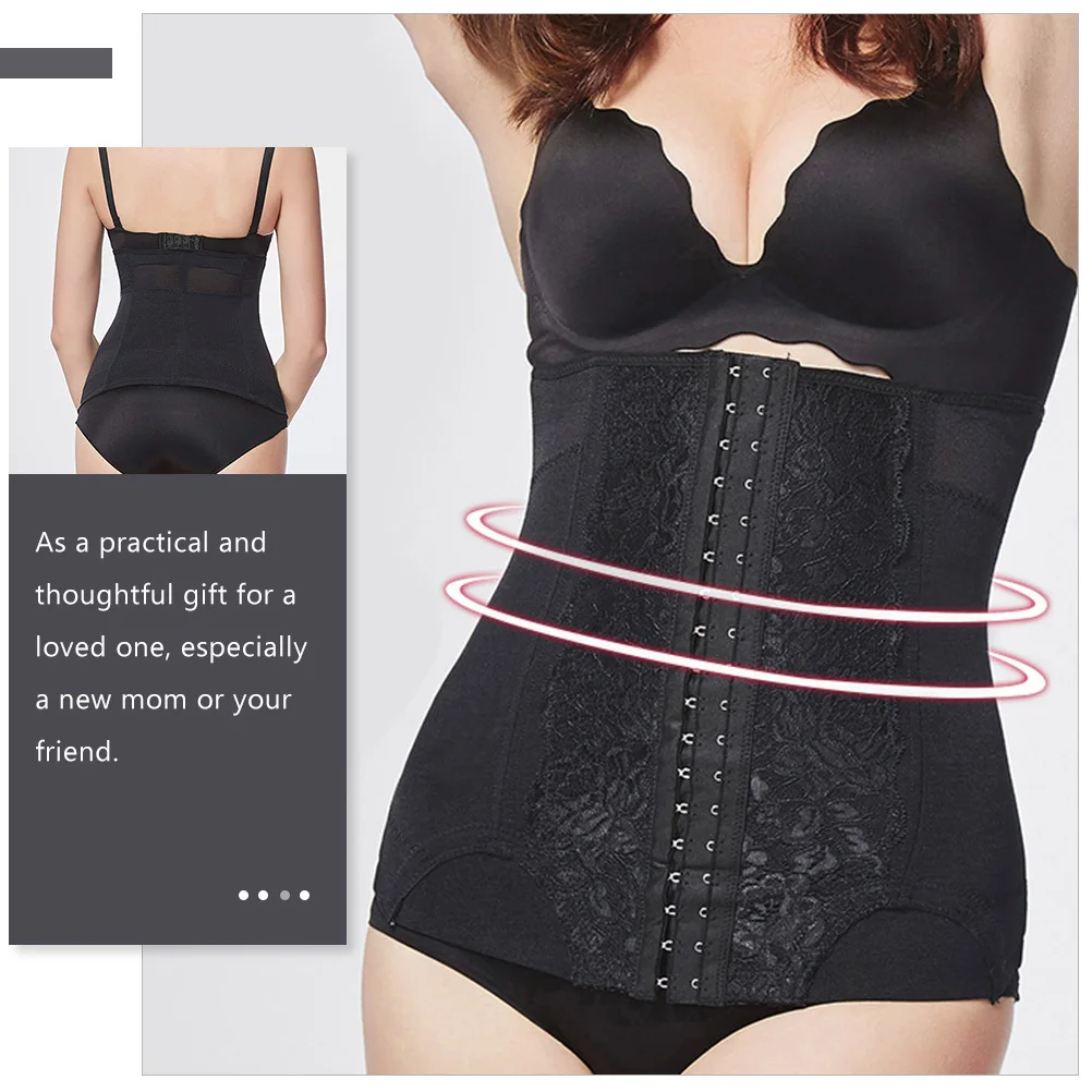 

Postpartum Belly Binder Women's Abdominal Support Belt Adjustable Tummy Wrapping Section Recovery Diastasis and Post