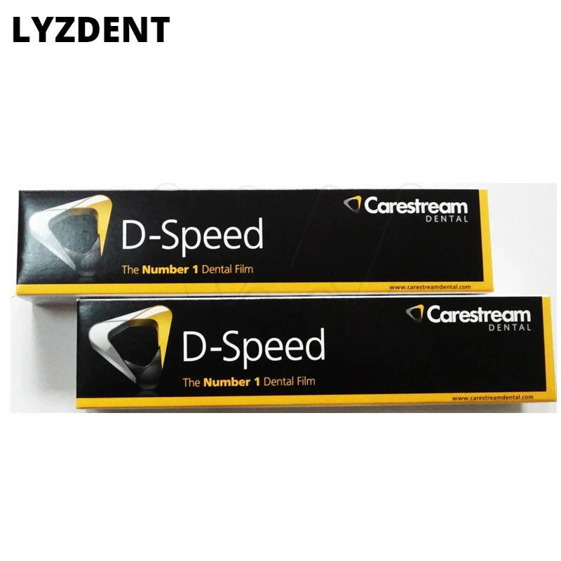 

LYZDENT рентгеновская пленка Kodak D-Speed, хорошее качество, Интраоральная пленка Carestream, Стоматологическая Пленка, стоматологический материал