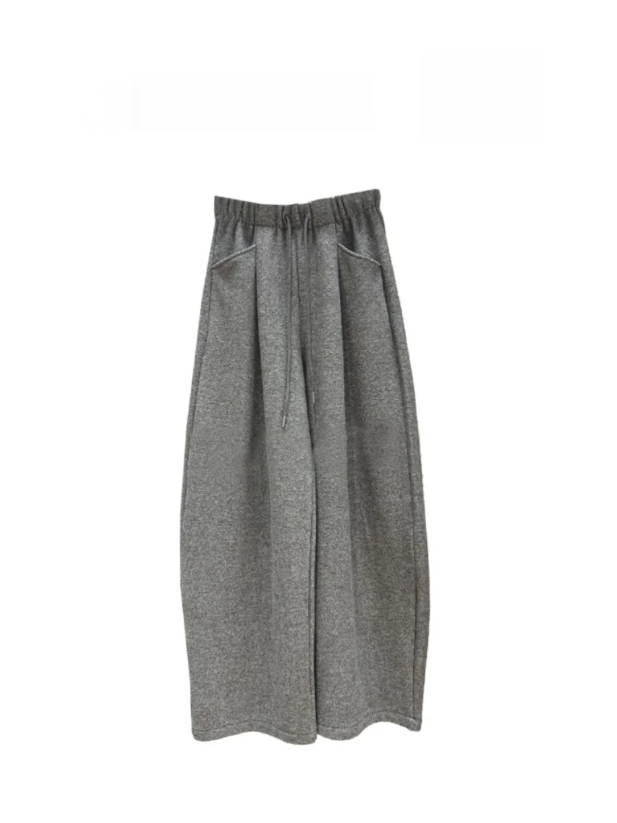 

Slimming High Waist Wide Leg Pants Women's Loose Fit Long Banana ape Casual Trousers Comfortable Elastic Waist Autumn Wear