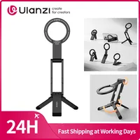  Ulanzi MA60 trípode magnético plegable para teléfono soporte de teléfono Selfie de mano para iPhone 16 15 14 13 Android con anillo magnético