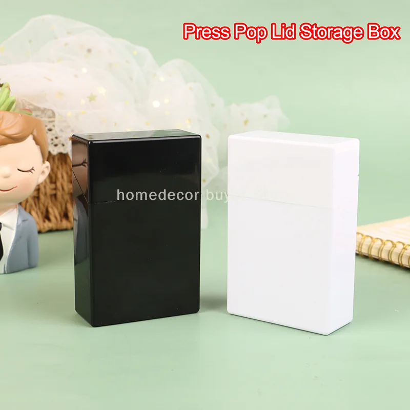 Kpop Idol Photo Card Storage Box Pop-up Type Game Card Collection Case Organizer Box Portable Case Packaging Supplies