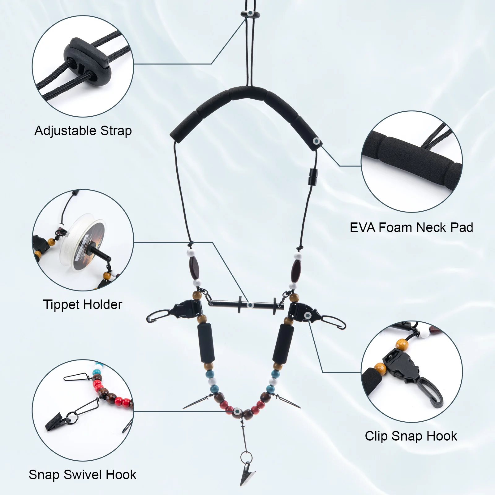 Goture Kit de Accesorios Pesca – Bolsa Botas, Alicates y Tijeras - imagen 2