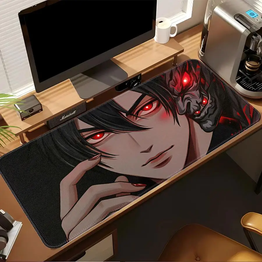 Mouse Pad Game Console Pad Computer Laptop Pad Desk accessories office Pad Keyboard Mouse Pad Waterproof Anime Boy Demon