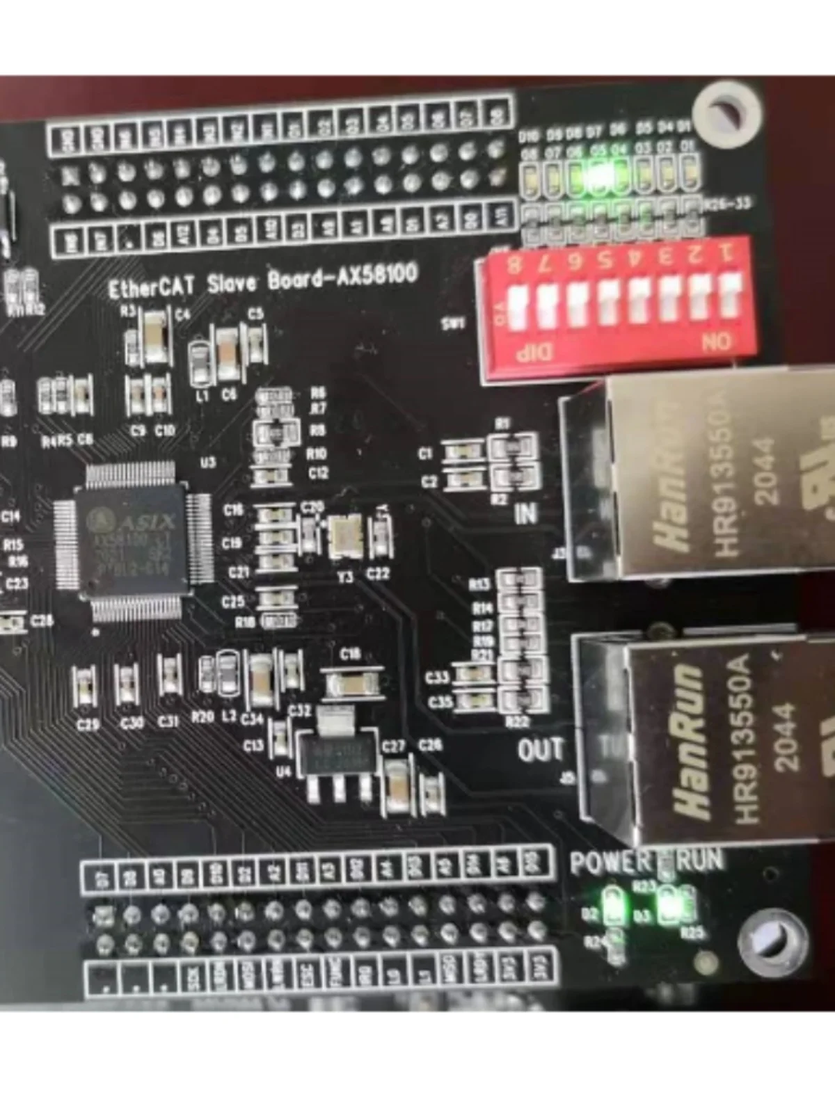 EtherCAT board IO STM32+AX58100