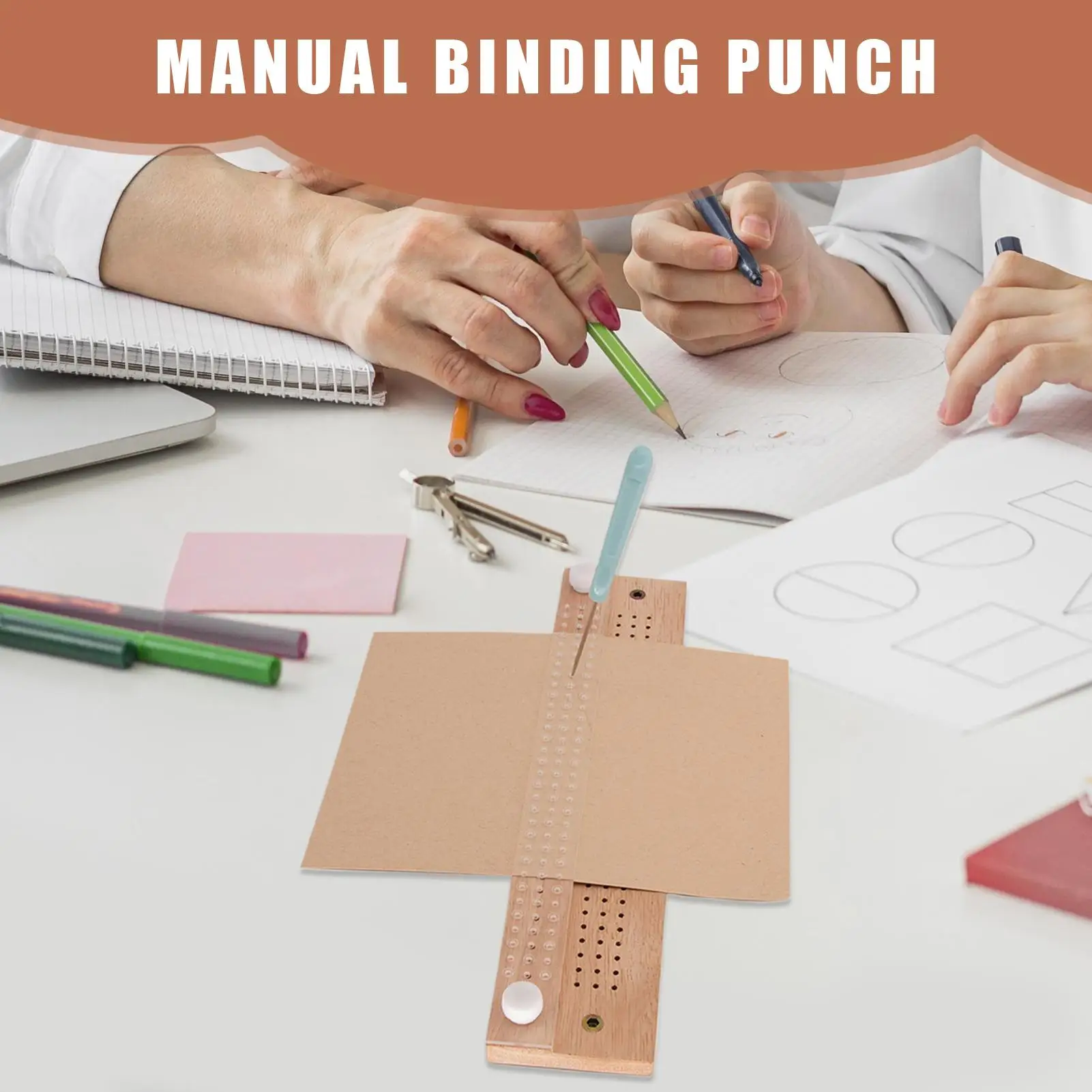 book-binding-kit-handmade-book-binding-punch-guide-tool-portable-binder-with-awl-curved-manual-for-students-school-file