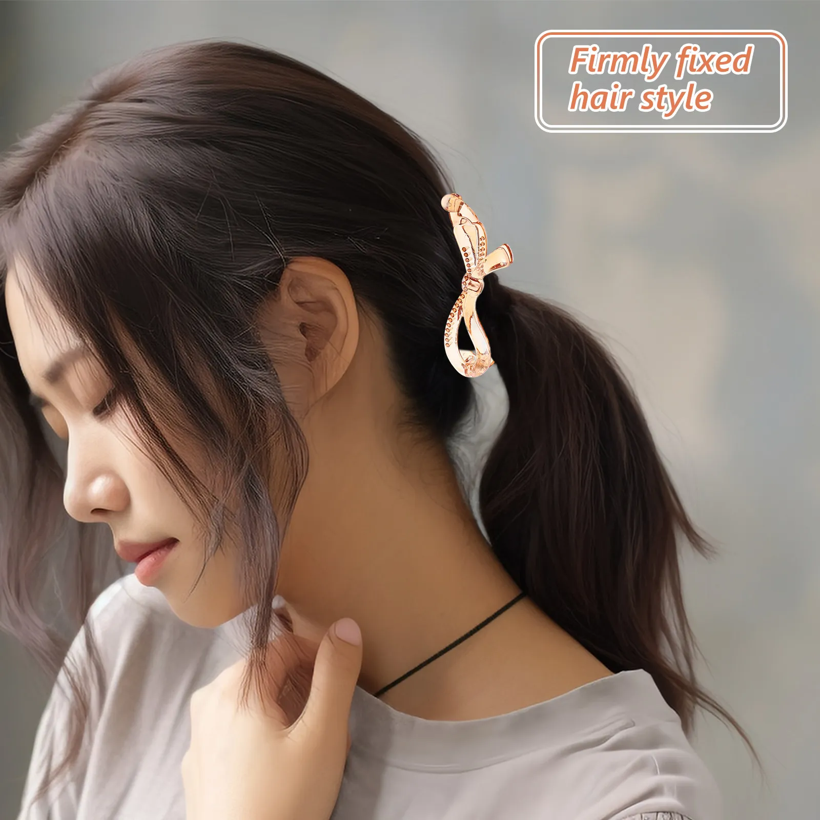 

4Pcs Versatile Banana Clips for Long Thick Curly Straight Hair Elegant Ponytail Holder Hair Clips Women Banana Barrettes Daily