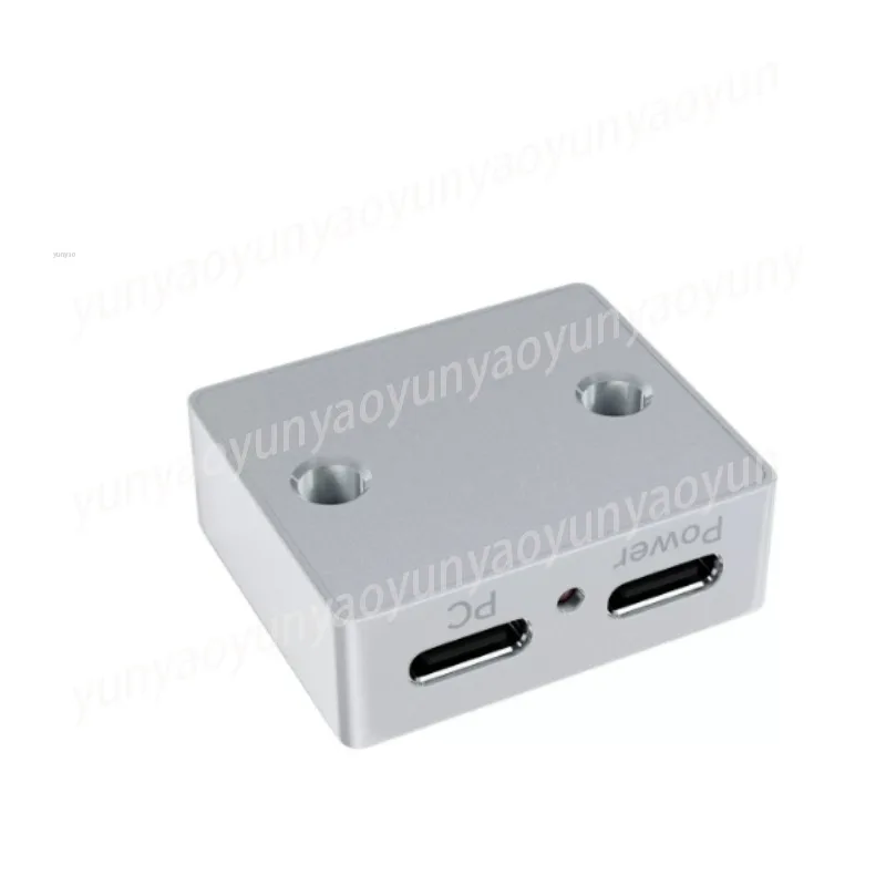 USB Power Signal Separator Type C Interface Aluminum Alloy Shell Stable Signal Transmission Anti Interference Durable