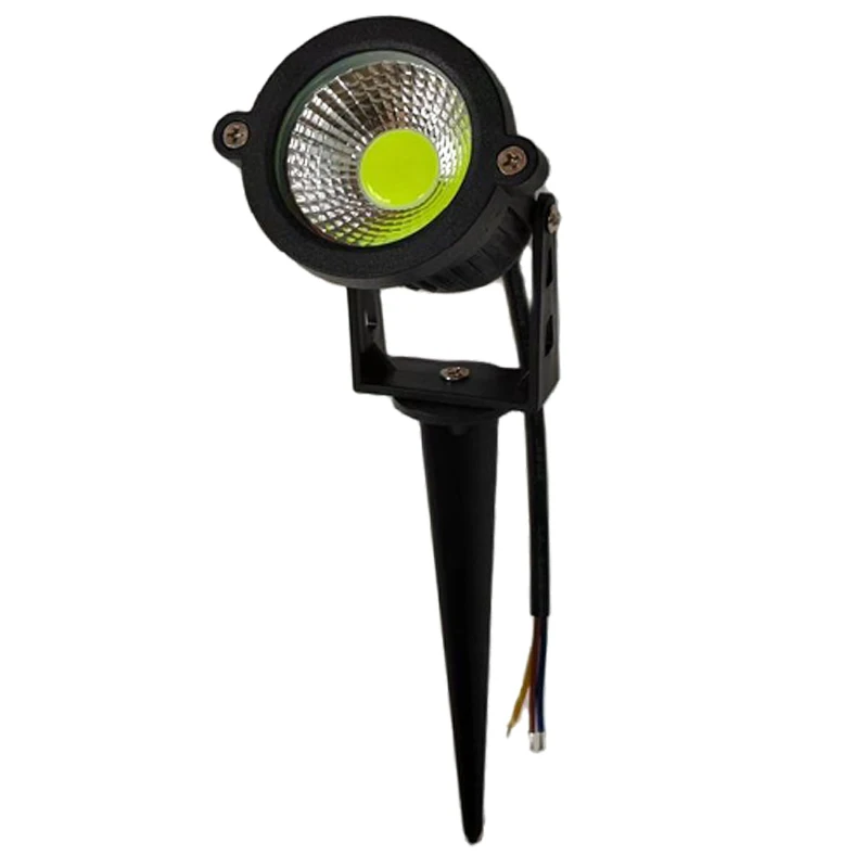 Luz LED para exteriores para jardín y césped, lámpara de paisaje de 5W, pincho impermeable, Bombilla de camino, blanco cálido, verde, 220V, 110V,