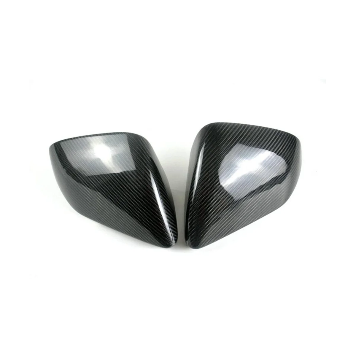 

For 15-20 Ford Mustang Carbon Fiber Mirror Housing Reversing Mirror Cover Mid-Spec Version