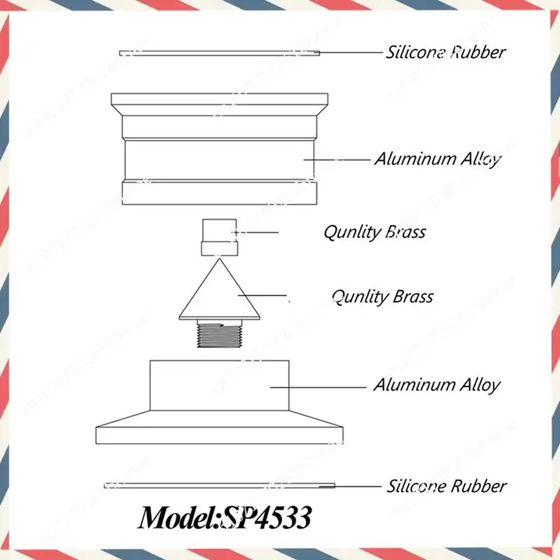 

-A21Z 3X изоляционные шипы для динамиков, базовые подушечки для динамиков с нескользящей основой, алюминиевая антивибрационная подставка для усилителя проигрывателя A