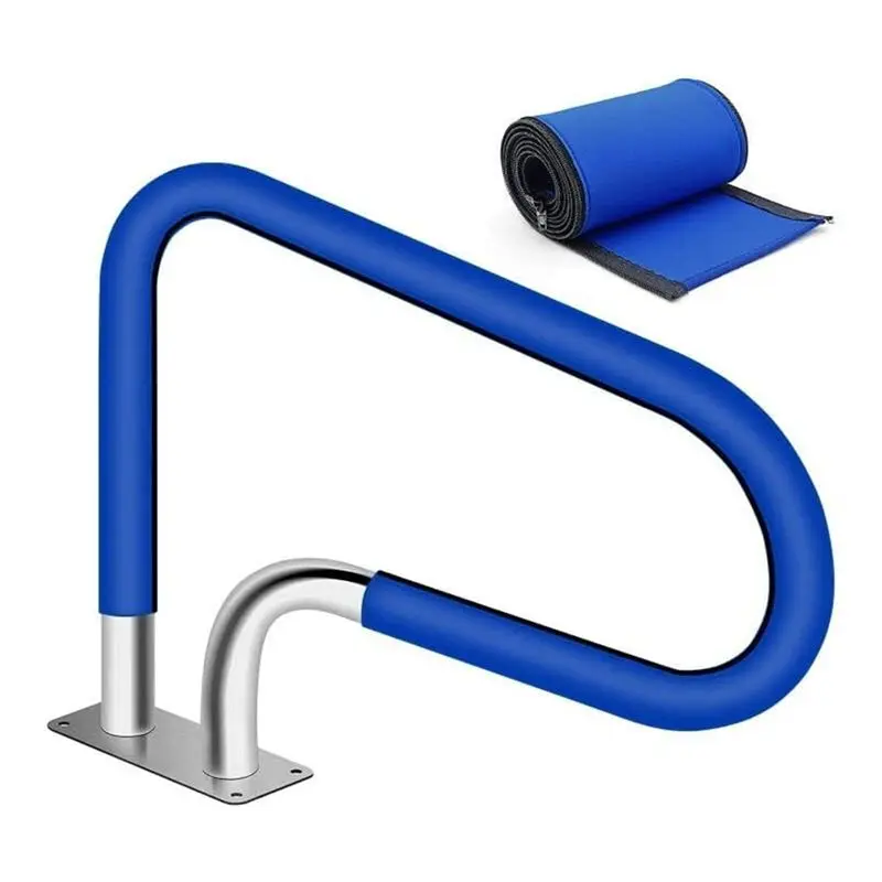 ABJS Pool Railing Covers Zippered Swimming Pool Handrail Covers-Hand Grip Rail Slip Cover for Inground Swimming Pool 10Ft