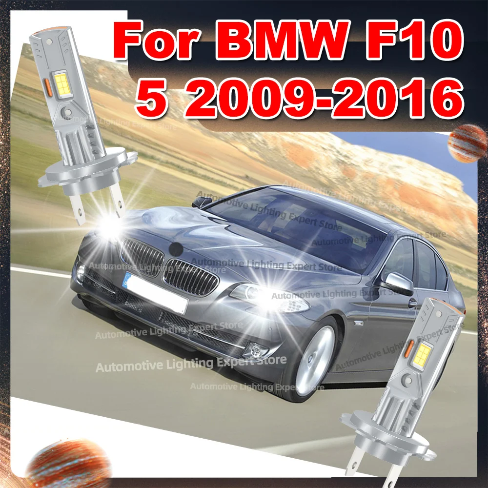 

Car LED Headlights Low Beam 6000K Wireless LED Bulbs Plug And Play For BMW F10 5 2009 2010 2011 2012 2013 2014 2015 2016