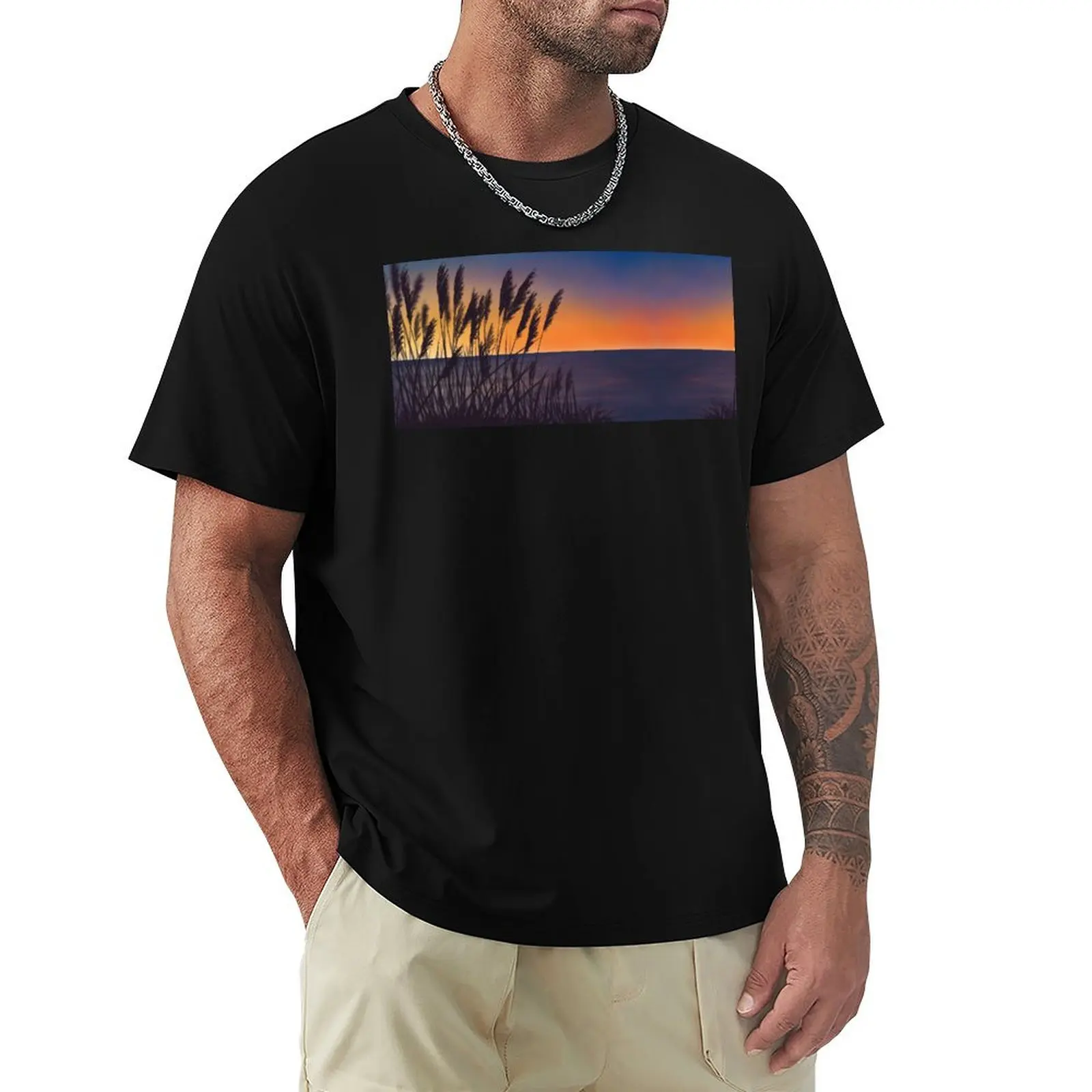 NZ Sunset T-Shirt Casual Work Wear T-Shirt