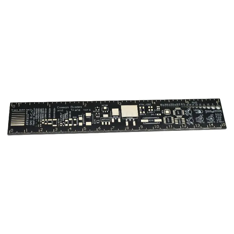 Regla de ingeniería PCB, 15cm, LTFTR033, 5 unids/lote por paquete