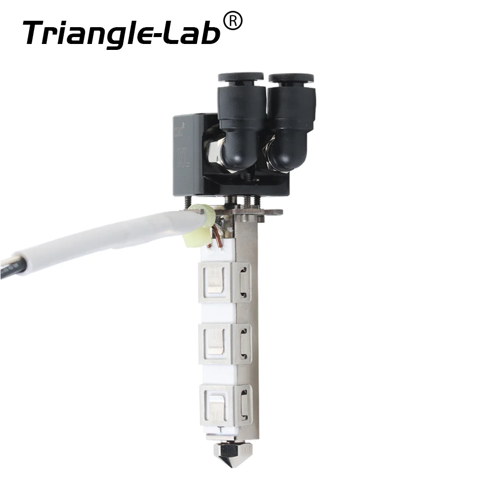 Trianglelab CHC ®   XL HOTEND تبريد سائل عالي التدفق عالي السرعة مقاوم للاهتراء FDM hotend متوافق مع تبريد المياه VORON 3D