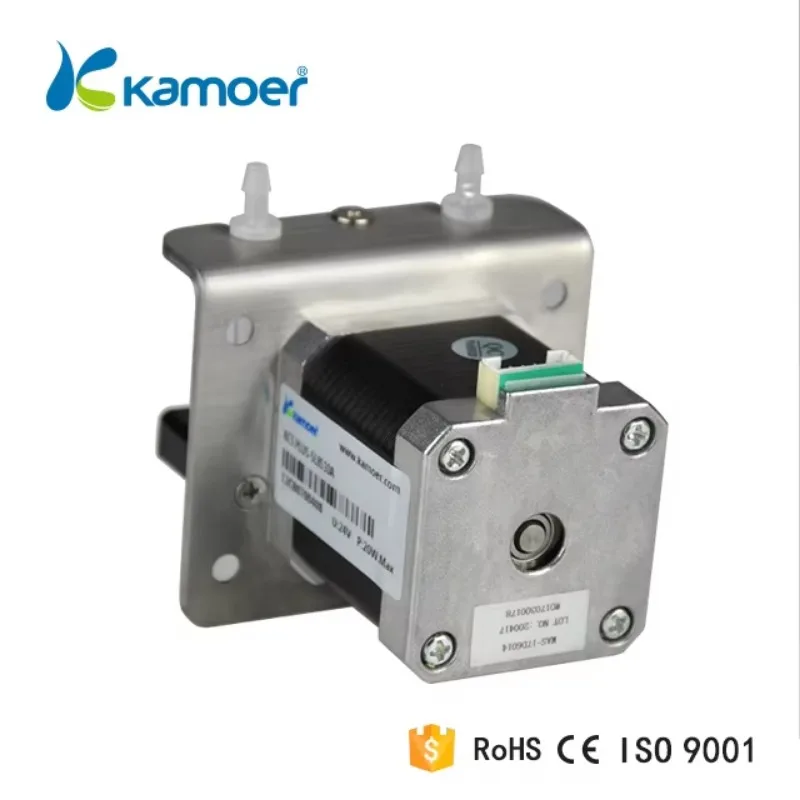 KCS-Plus 12V/24V Stepper Motor High-precision DC Water Medical Suction Pump Stainless Steel Micro Peristaltic Pump