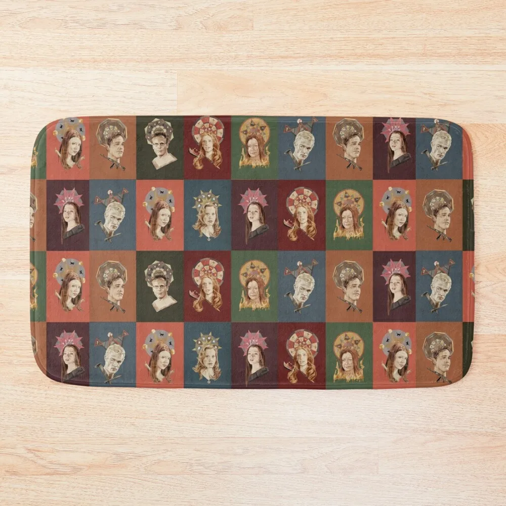 

The Saints of Sunnydale Bath Mat Toilet Rug Bathroom Rug Mat