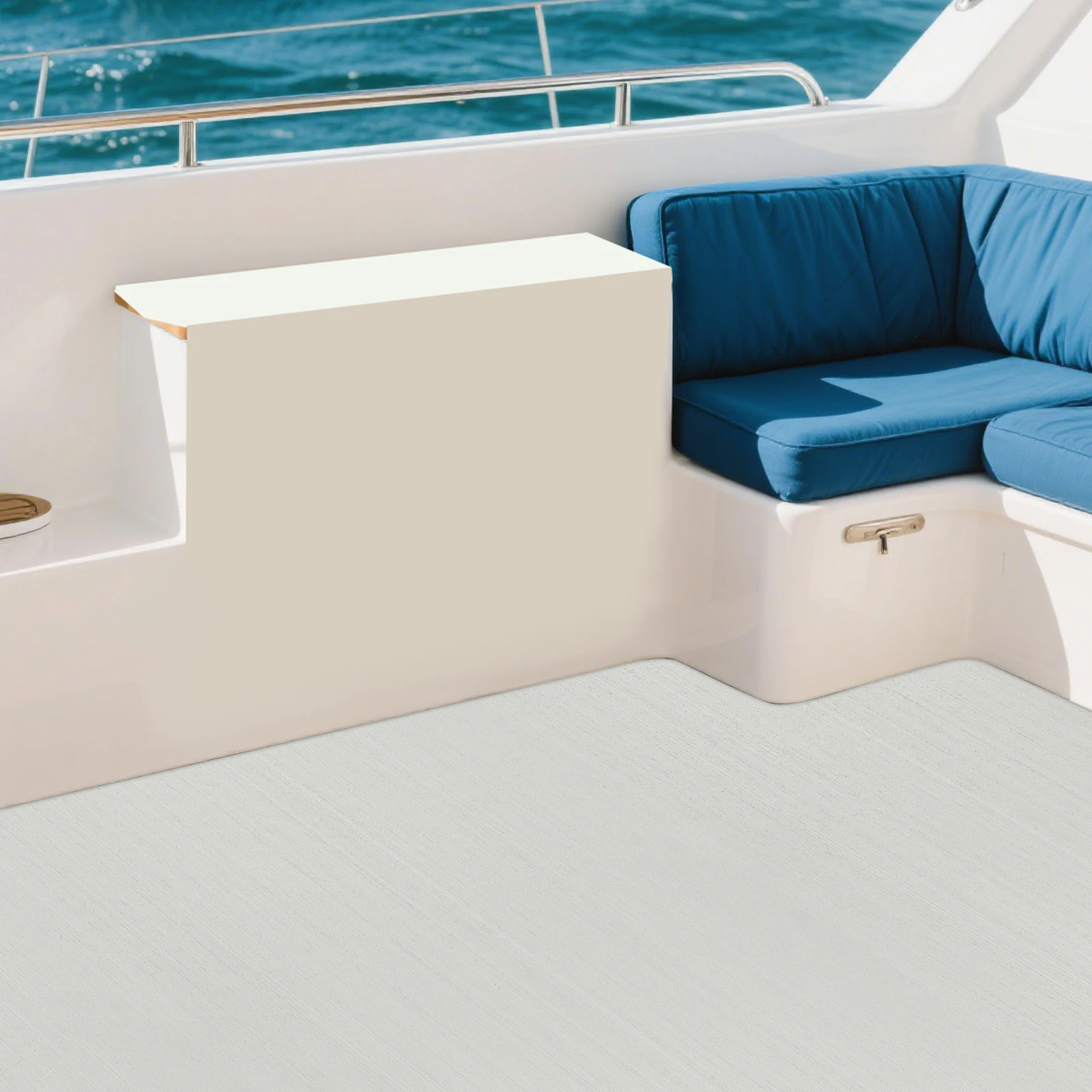 

Foam Boat Yacht Flooring Mat, Flooring Teakwood Deck Self Adhesive Matt Yacht Boat, 94.5 "x 35.4" X 0.24 ''