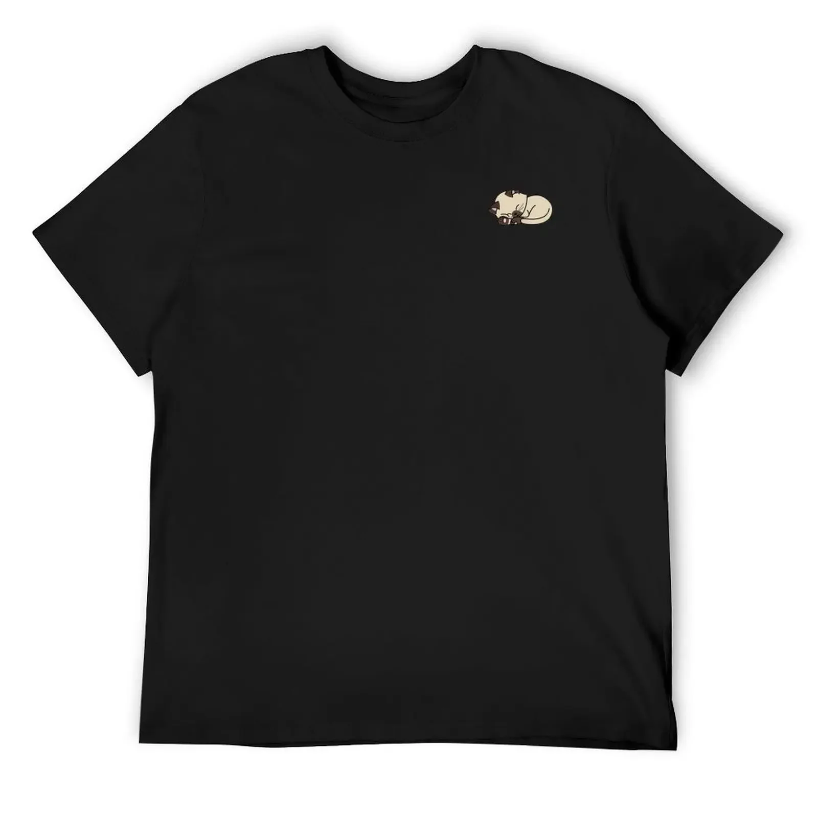 Himalayan/Siamese Cat - Sleeping T-Shirt blacks essential t shirt plain black t shirts men