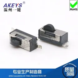 KFC-W1-03 round Head Limit Camera Reset Micro Silent Switch High Life 2 Feet Black Inner Spring