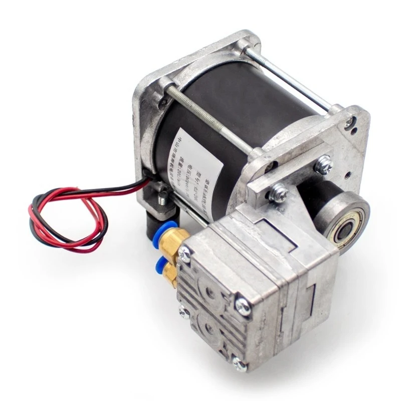 DC 24V Micro Oil-Free Vacuum Pump Small Electric Air Pump Negative Pressure Pump 20L/MIN -80Kpa 30W G1/8 HL-20L
