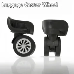 4pcs Luggage Caster Wheel Replacement Swivel Wheels for Suitcase with Screws Hardware Suitcase Wheel Repair Kit