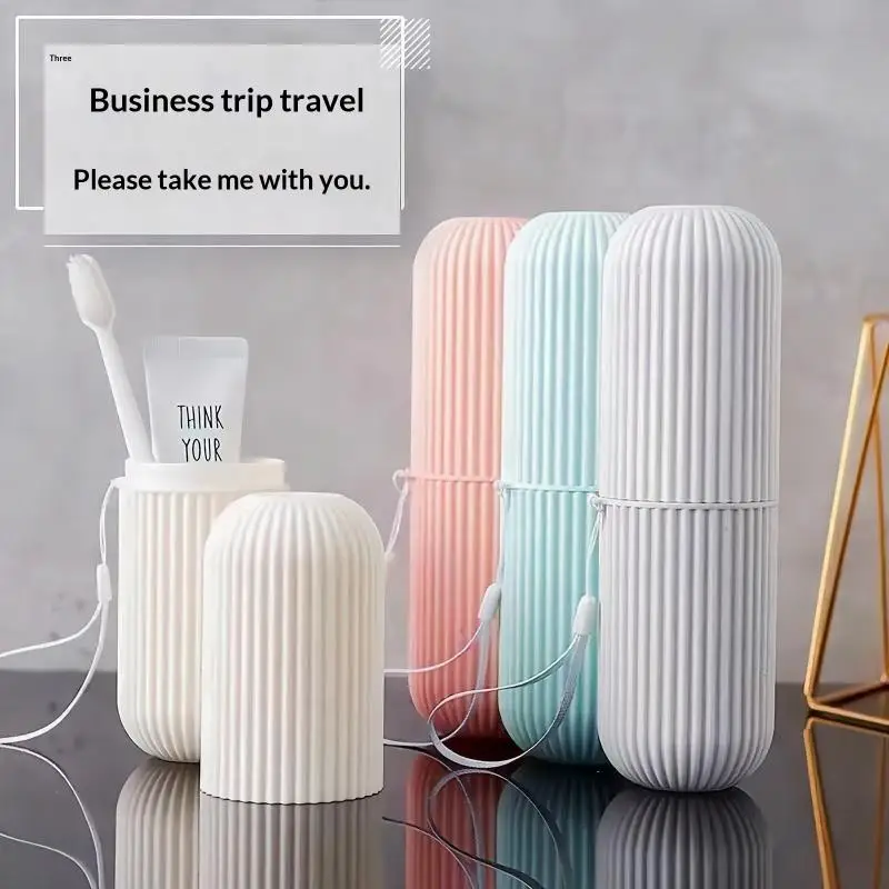 Hot Sale 1PCS Portable Toothbrush Toothpaste Holder Storage Box For Travel Camping Keeps From Dirt Damage