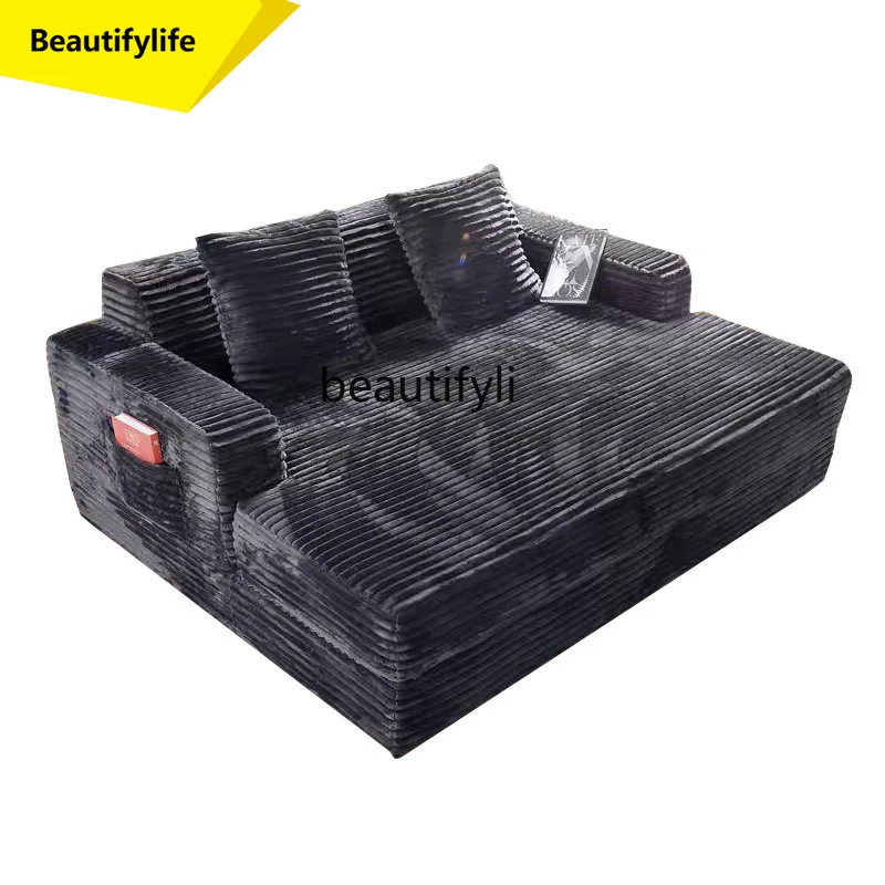 

A57 Compression Integrated Sofa Full Sponge Vacuum Roll Pack Large Folding Two-in-One Compression Sofa