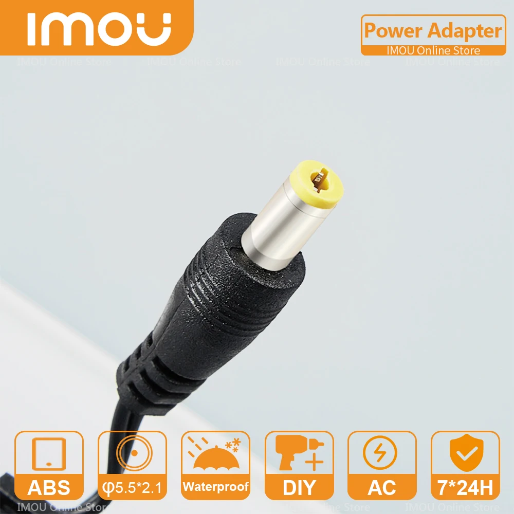 Imou Waterproof Power Adapter for Outdoor Security Surveillance Cameras Drawer Design is Convenient for Installation