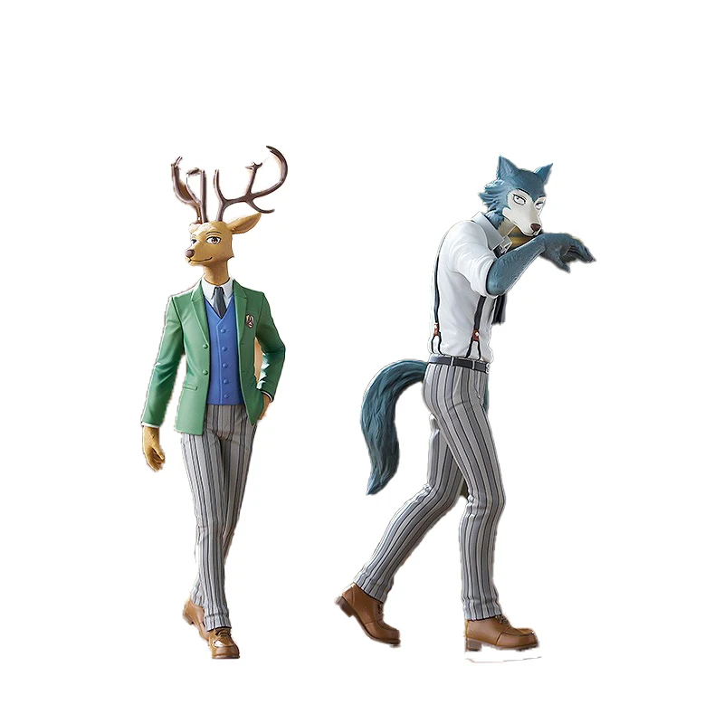 

Original Genuine POP UP BEASTARS Louis Legoshi 19cm Authentic Collection Model Animation Character Toy