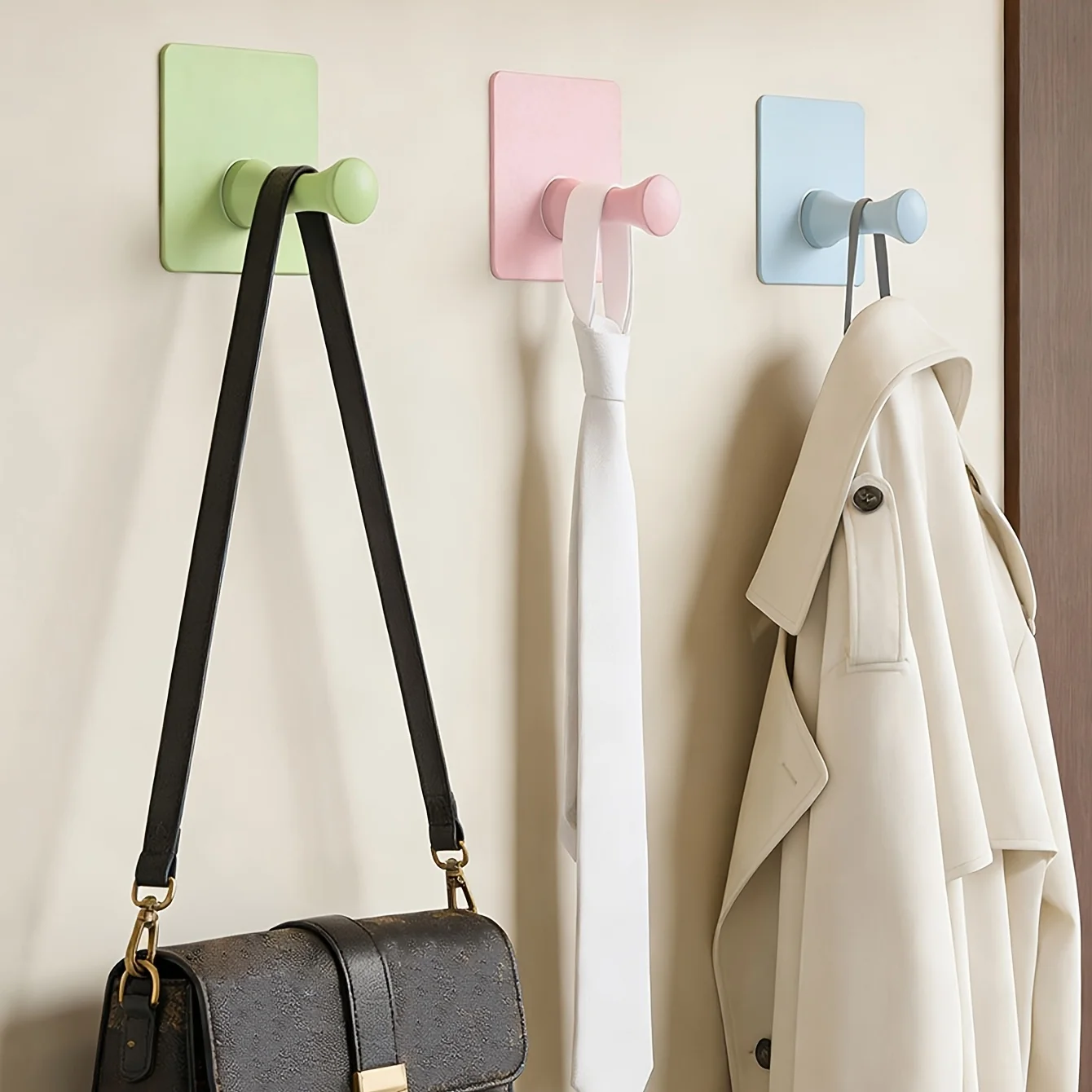 4pcs Hooks Designed for Use in Bathrooms And Kitchens, Ideal for Hanging Robes, Coats, And Hats,Easy to Install
