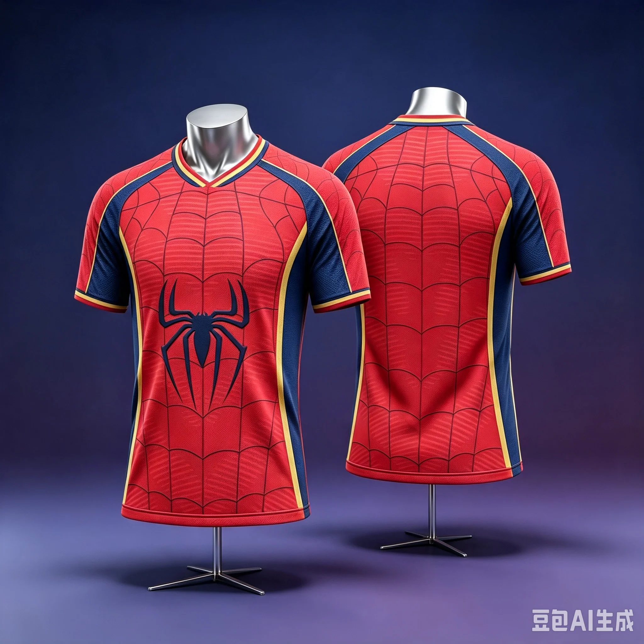 2026 Summer Family Matching Spider Print 3D Printing Neutral Daily Sports Training Casual Thin Quick Drying T-shirt