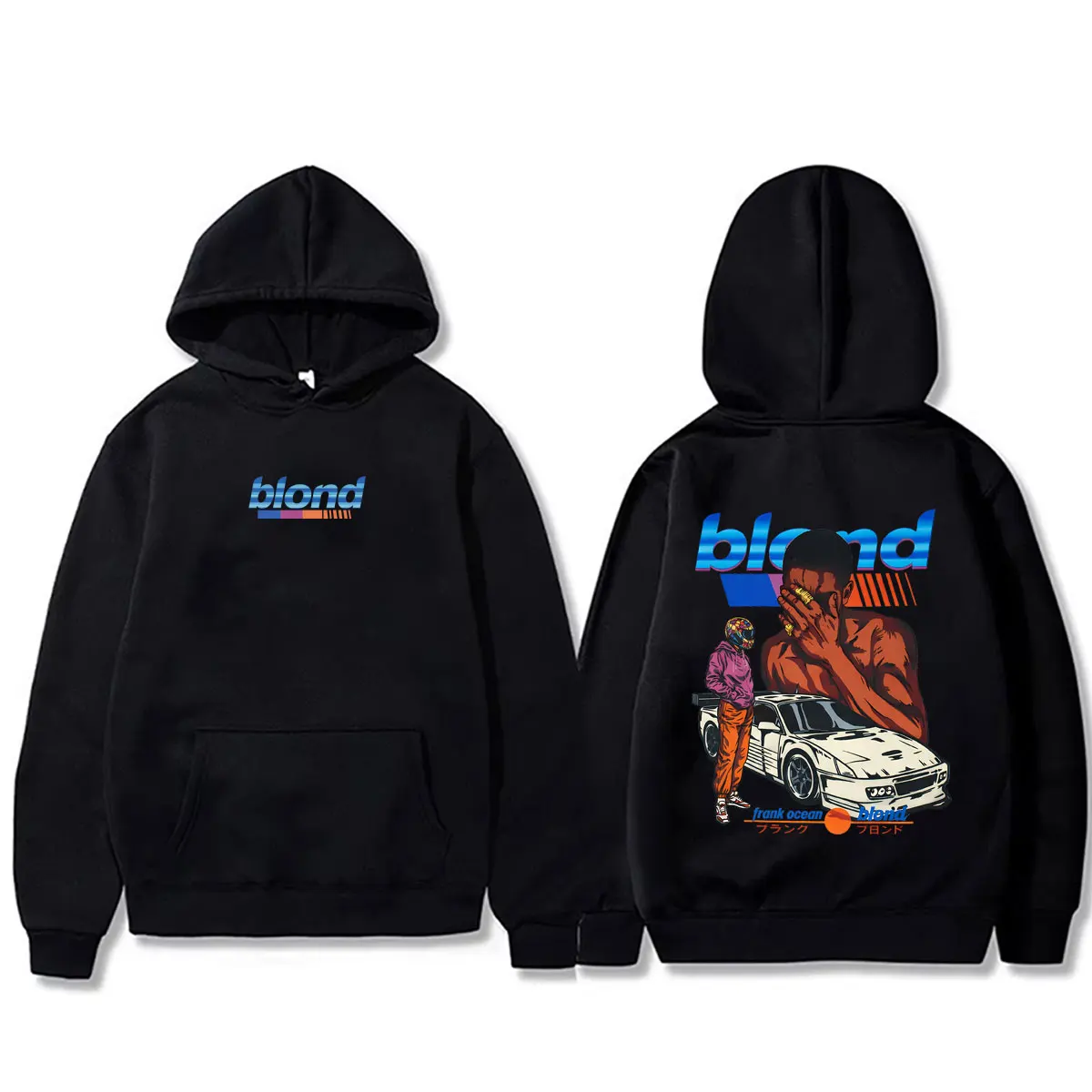 

Rapper Frank Ocean Blond Graphic Hoodie Men Women Hip Hop Fashion Pop Music Sweatshirt Unisex Casual Oversized Pullover Hoodies