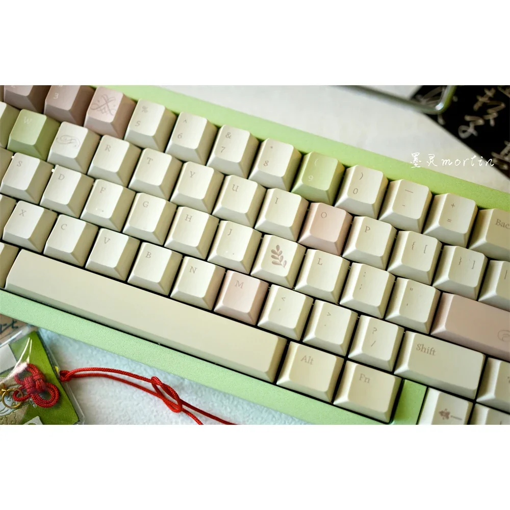 

Imprinted keycaps Original Forest Girl Romantic Footprints