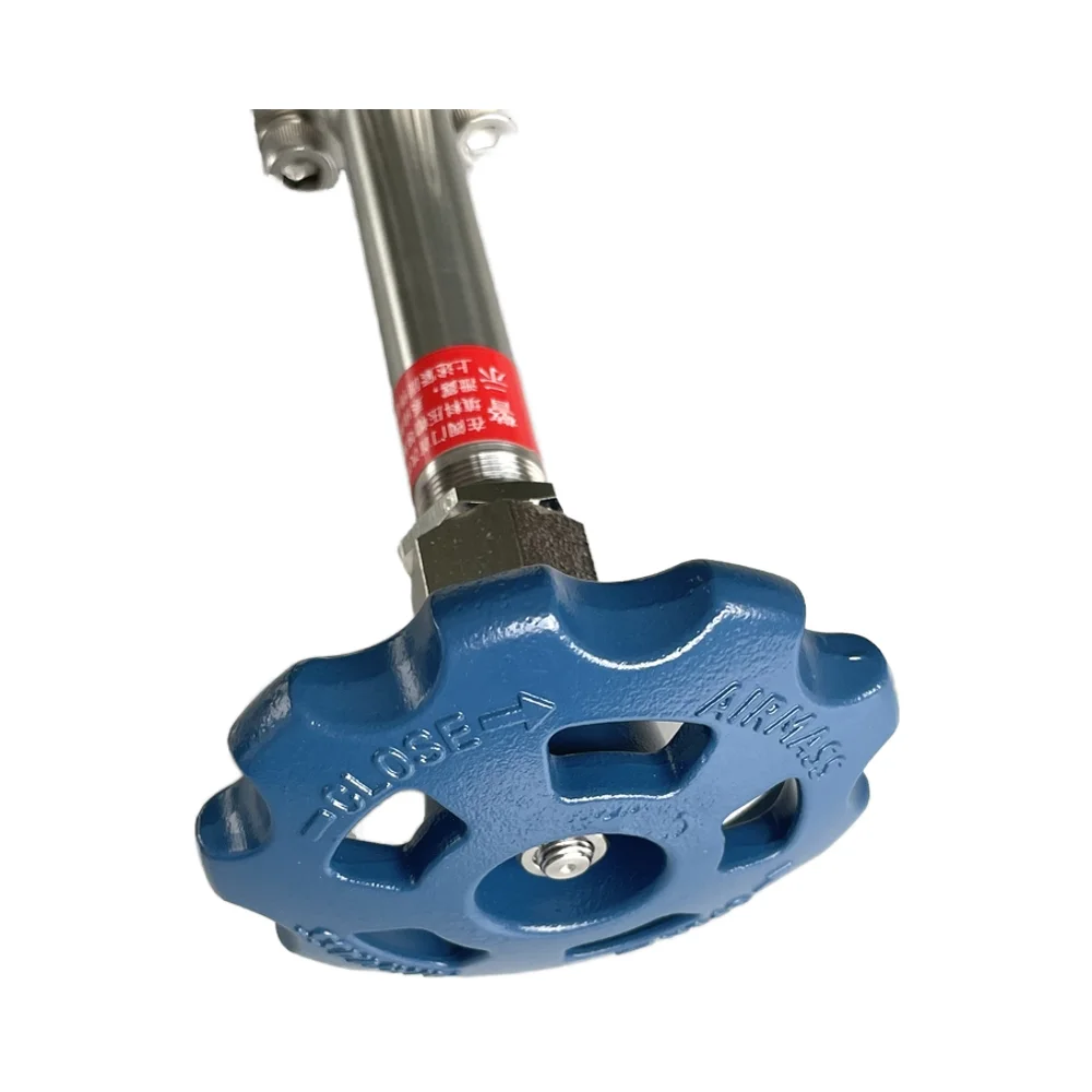 DJ61F-40P Cryogenic Long Stem DN20 Shut Off Globe Valve For Bulk Storage Tank