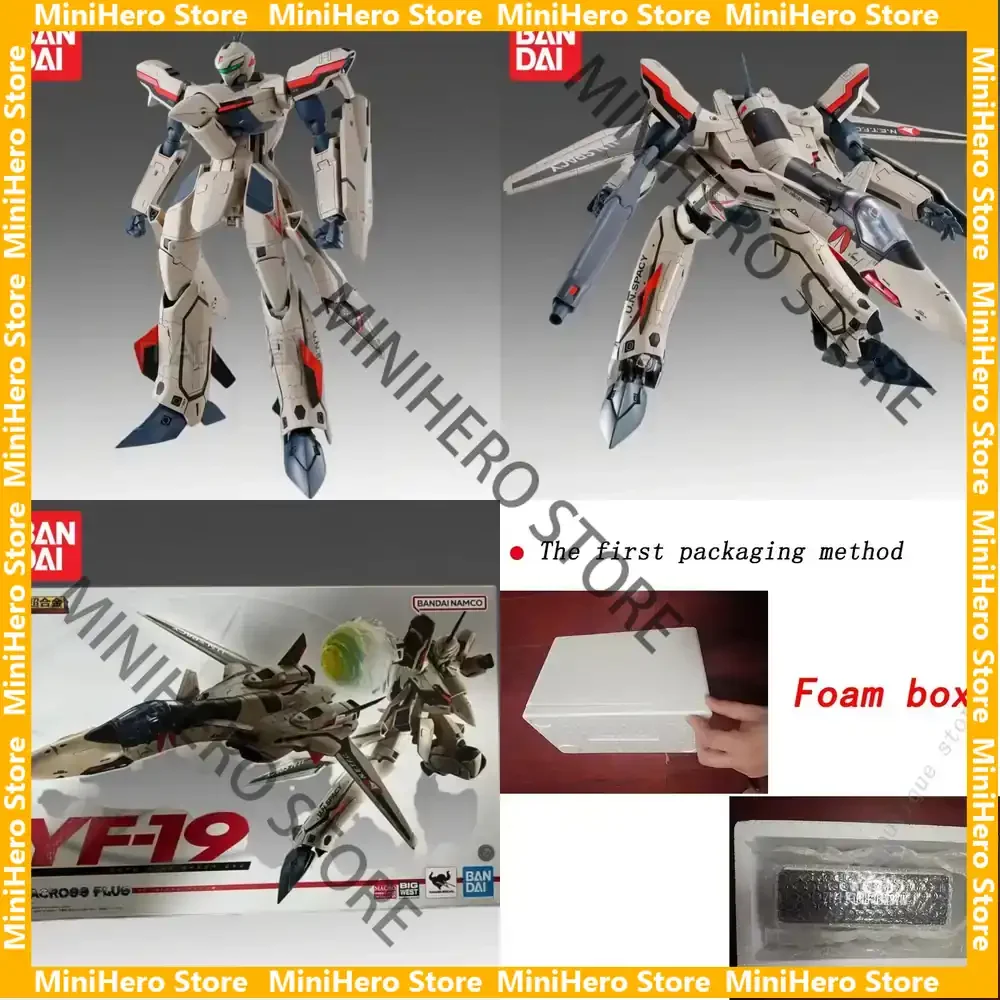

In Stock Bandai Original Macross YF-19 Action Figure 1/12 ABS PVC Display Model