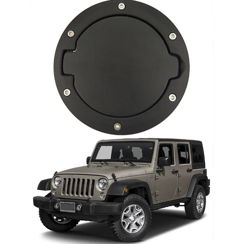 Tank Cap Cover for Jeep Wrangler Accessories Car Styling Tank Covers for 2007-2016 Jeep Wrangler JK Car oil Cap Fuel 165*165mm