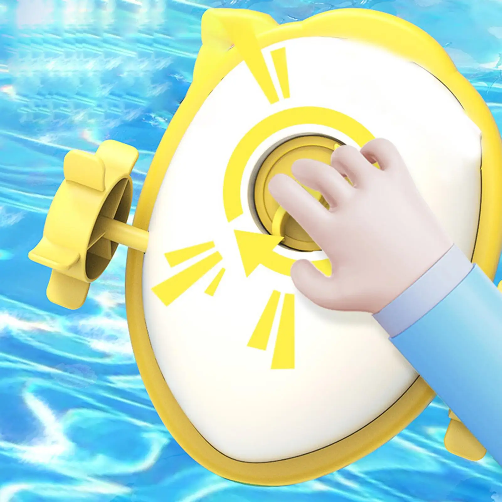 Barco de piscina, juguete educativo divertido para bañera, divertido juego de baño interactivo con manivela para ducha, diversión para el hogar, playa, piscina para niños y niñas