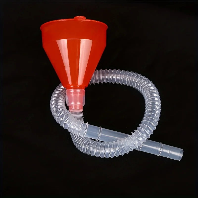 Versatile Multi-Angle Automotive Funnel – Easy Oil & Water Refill for Cars and Motorcycles