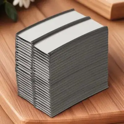 

50 Pcs Card Type Tag Clip Merchandise Sign Holder Magnet Label Magnetic Display