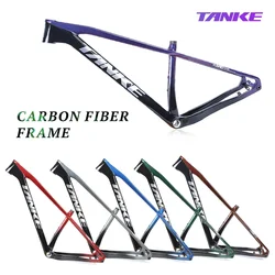 TANKE 29er Carbon Mountain Bike Frame Boost 12x148mm MTB Disc Brake Full Internal Routing Hard Tail T800 Carbon Fiber 2025 New