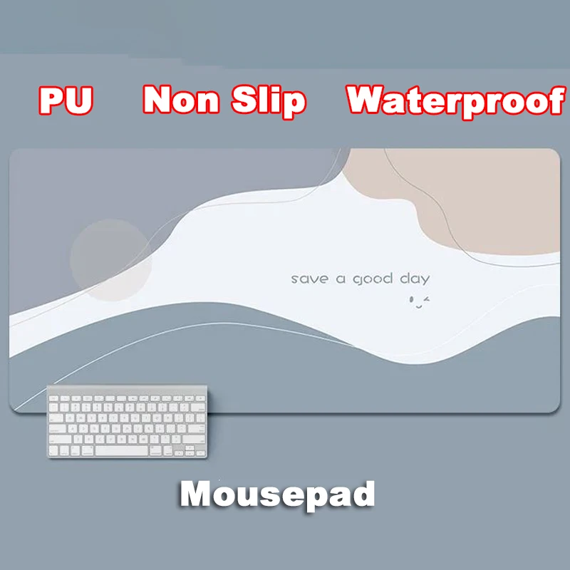 30x60cm Waterproof Mouse Mat Pattern Print Desk Pad Non Slip Mousepad Waterproof Computer Keyboard Pad PU Odorless Mousemat