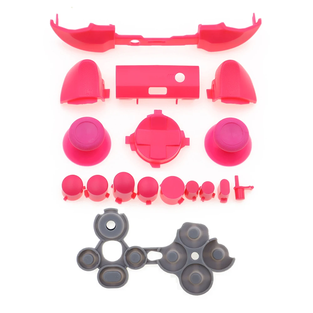 1 مجموعة ل Xbox سلسلة X S مجموعة أزرار التحكم L R LB RB الوفير الزناد أزرار طقم عصري وملحقات ألعاب مطاطية موصلة