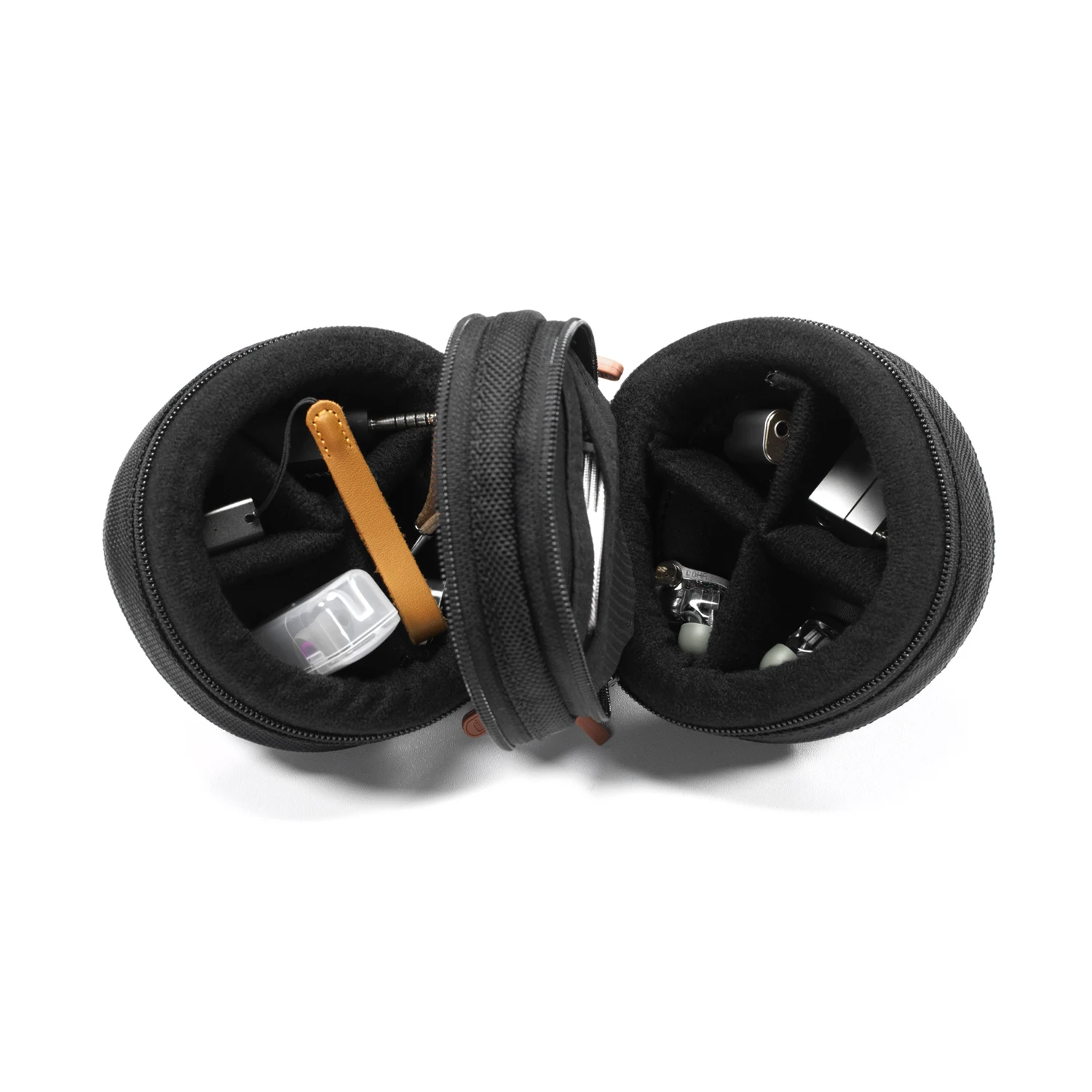 Чехол для переноски DD ddHiFi C100Pro (двухслойный), чехол для хранения IEM, аудиоадаптеров, ключей, наушников и кабелей