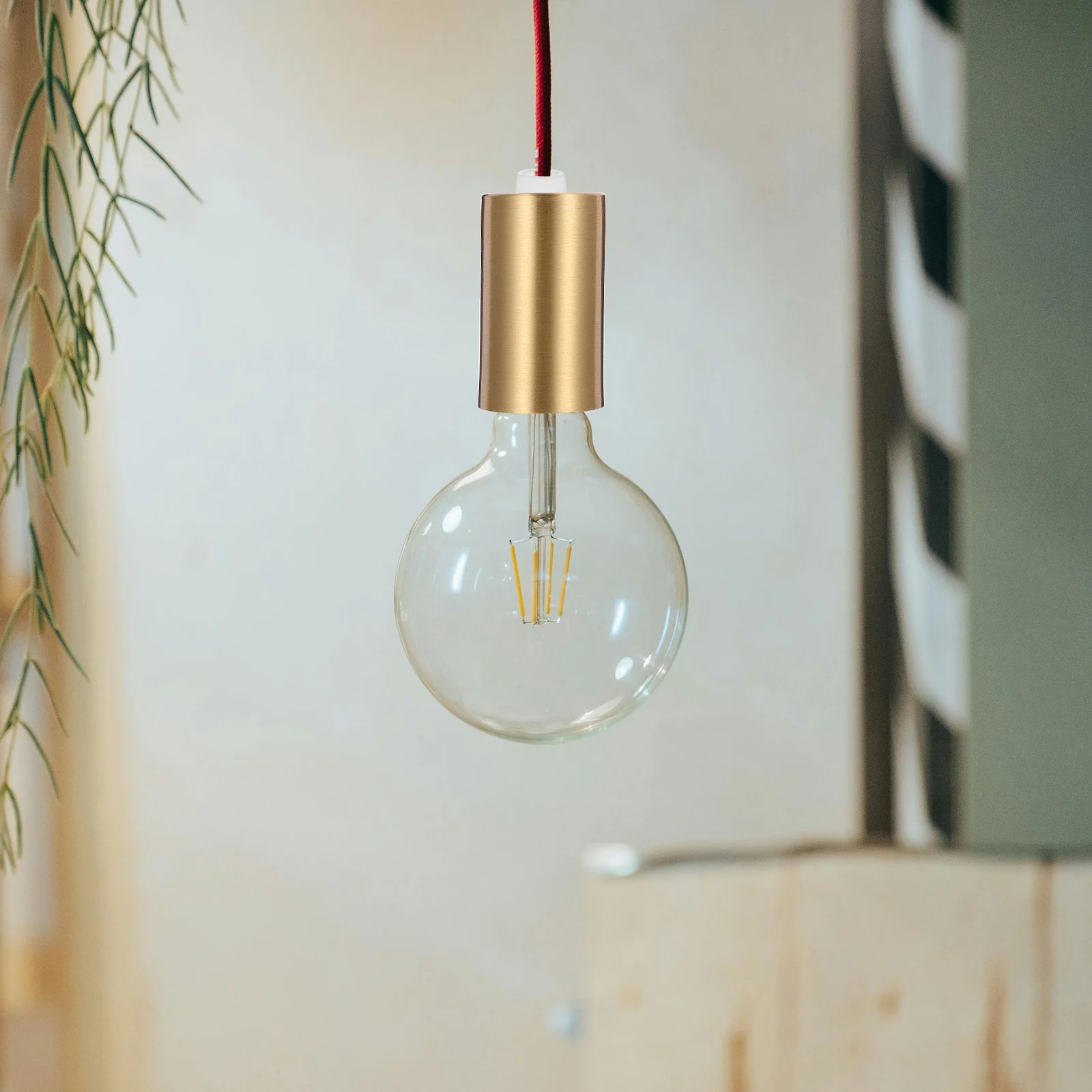 

Copper E27 Lamp Finial Metal Light Fixture Holder For Table Floor Lamp Diy Lighting Decor Lampshade Cup Modern Simple