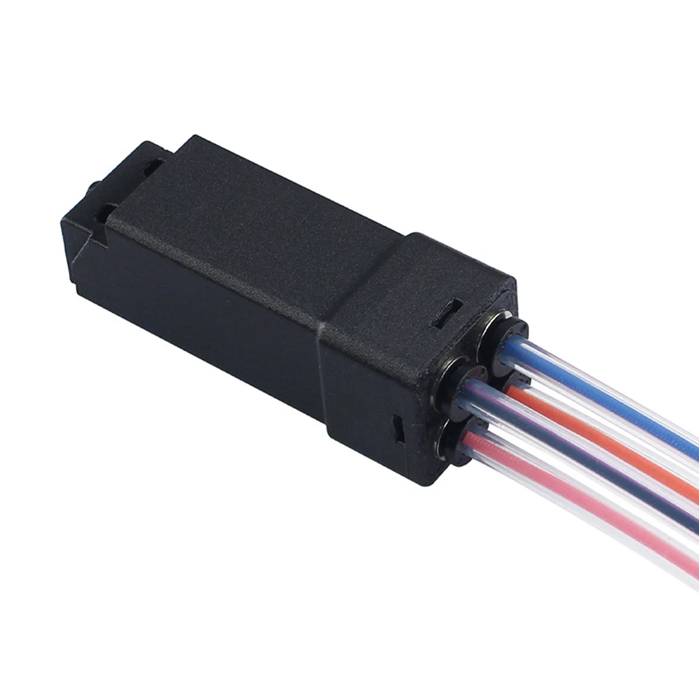 1 PCS Extruder 4 Colors Filament Hub For Anycubic Kobra 3/Max/S1/S1C 3D Printer Multi-Color Hub (4-in-1-out) Parts Accessories 3