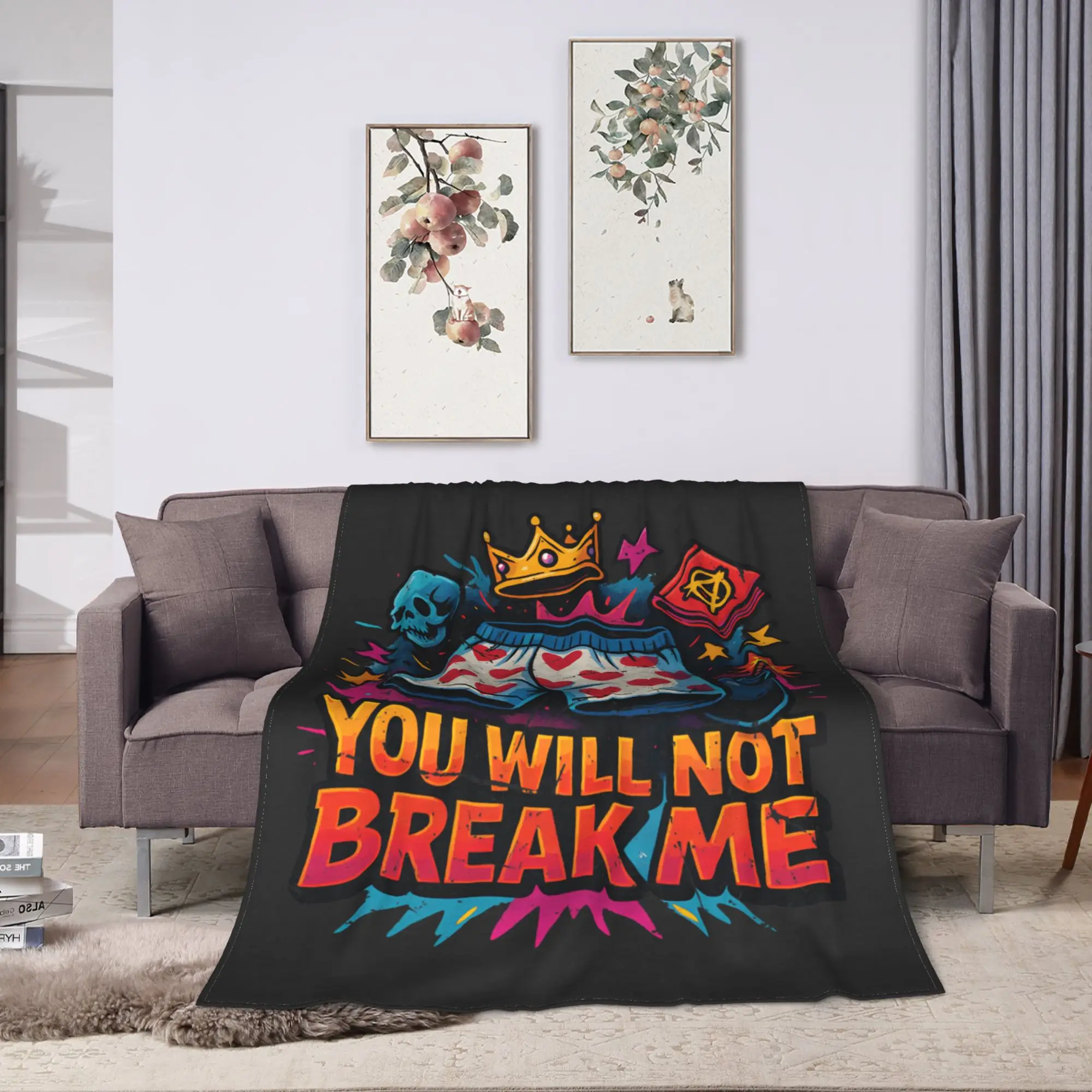 Carl And The Princess Dungeon Crawler Carl Plush Blanket Boy Girl  Flannel Throw Blanket For Outdoor Warm Birthday Gift