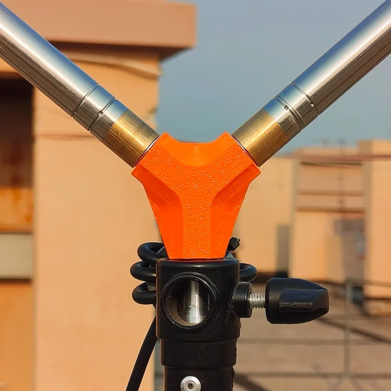 tie rod positive V base, high-strength 3D printed M10 tie rod antenna, lightweight and portable, can be connected to light stand