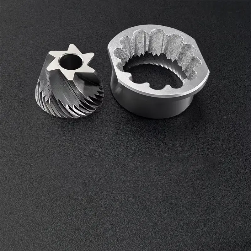 AS60-Grinder Burr Blade Set For JURA Coffee Machines,  6-Point Replacement Upper & Lower Burr