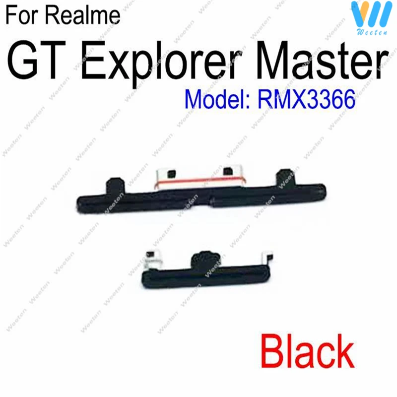 Power Volume Button For Realme GT 5G Neo 2 2T GT-Master ON OFF Power Volume Side Switch Keys Small UP Down Buttons Repair Parts